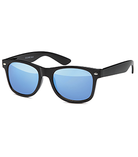 verspiegelte Sonnenbrille im Wayfarer Stil mit polarisierenden Gläsern, sortiert in 3 Farben