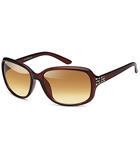 Sonnenbrille, Retro mit Glitzer sortiert in drei Farben