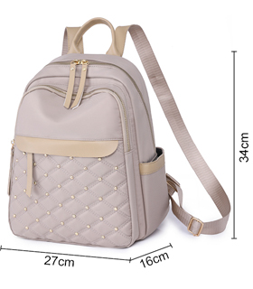 Rucksack für Damen in beige