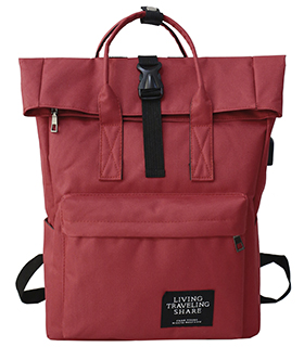 Tagesrucksack, Kurierrucksack, Rolltop