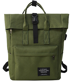 Tagesrucksack, Kurierrucksack, Rolltop