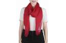 Einfarbiger Schal in rot